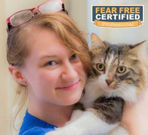 Cassie is fear-free certified.